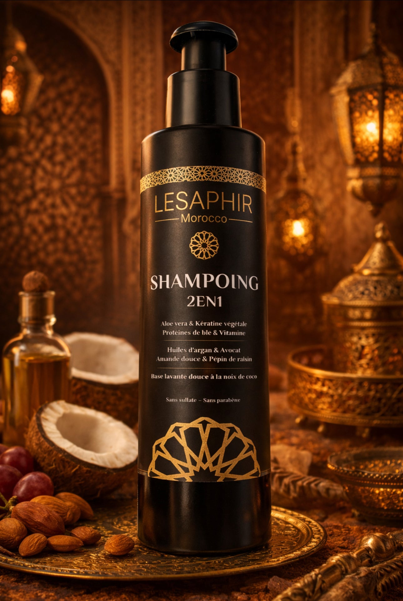 Shampoing Fortifiant & Hydratant – Aloe Vera & Kératine Végétale