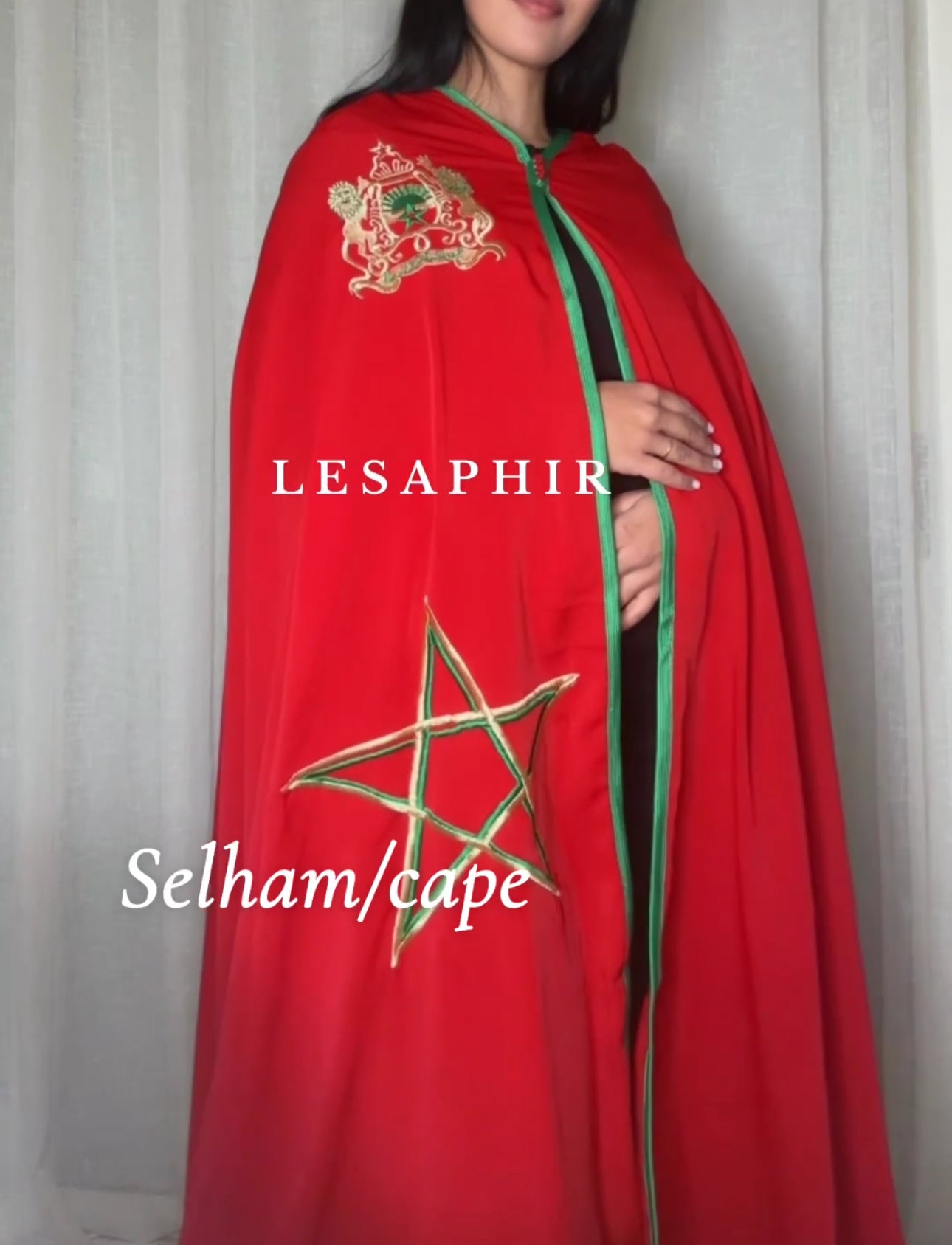 Selham Marocain Spécial CAN – Fierté & Style pour Supporter les Lions de l’Atlas